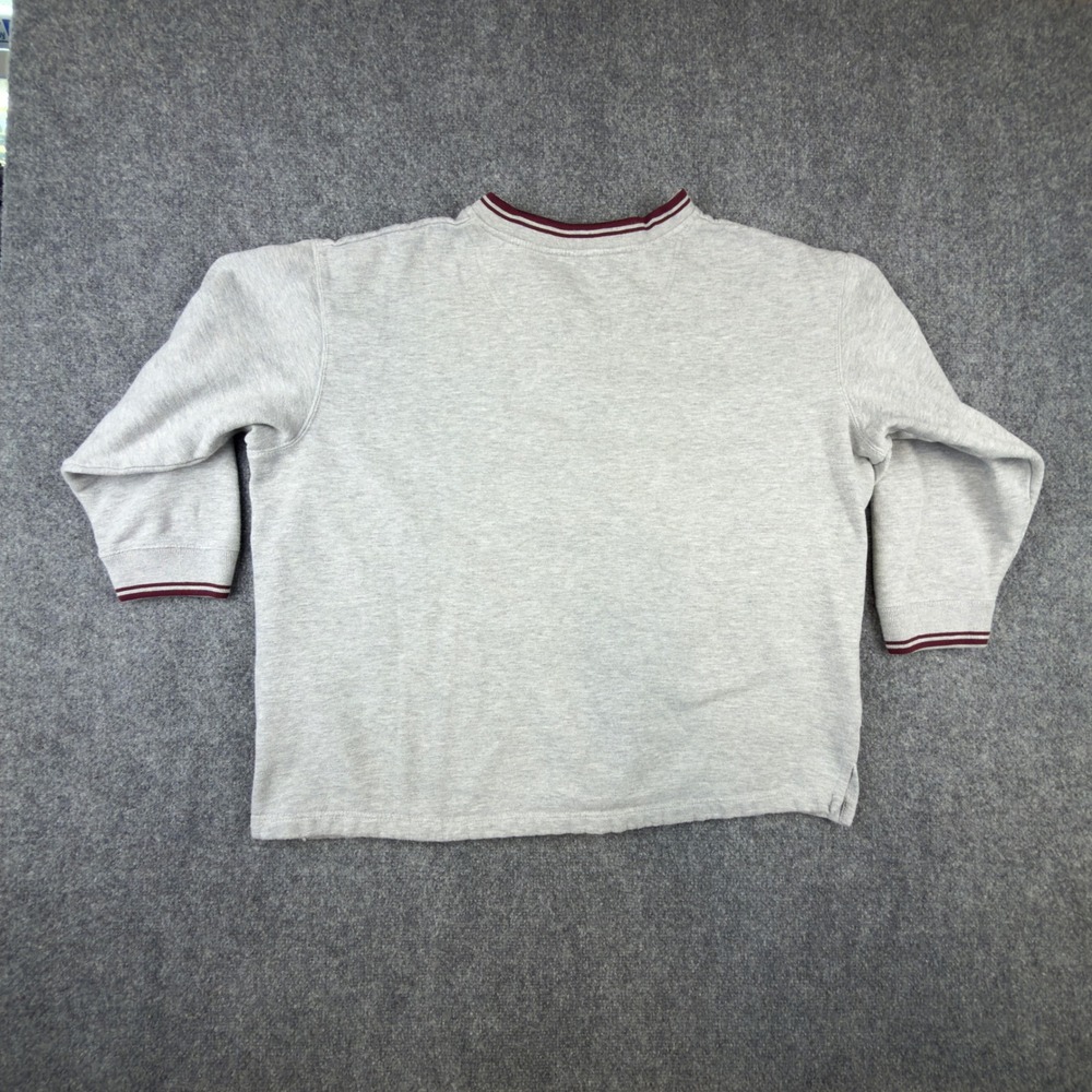 Vintage Mickey Unlimited V Neck Sweatshirt Gray Embroidered XL Jerry Leigh - Picture 8 of 9